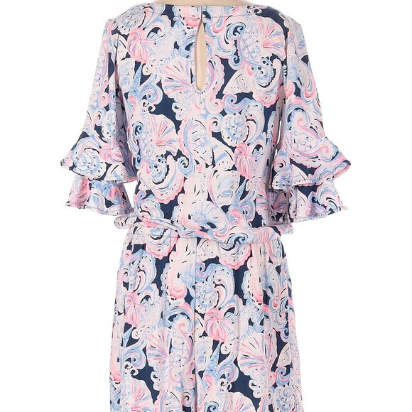 Lilly Pulitzer Lula Seashell Print Romper Size Medium - Picture 3 of 4